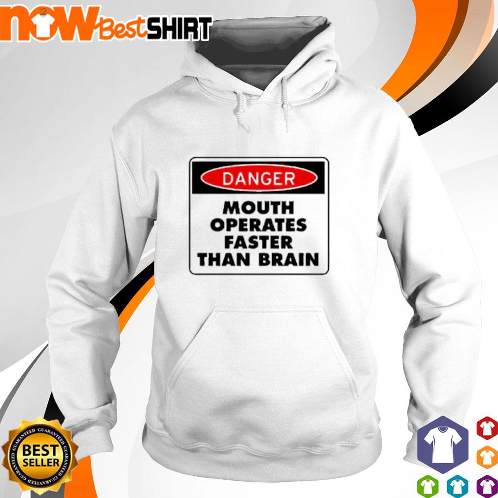 Danger mouth operates faster than brain s hoodie