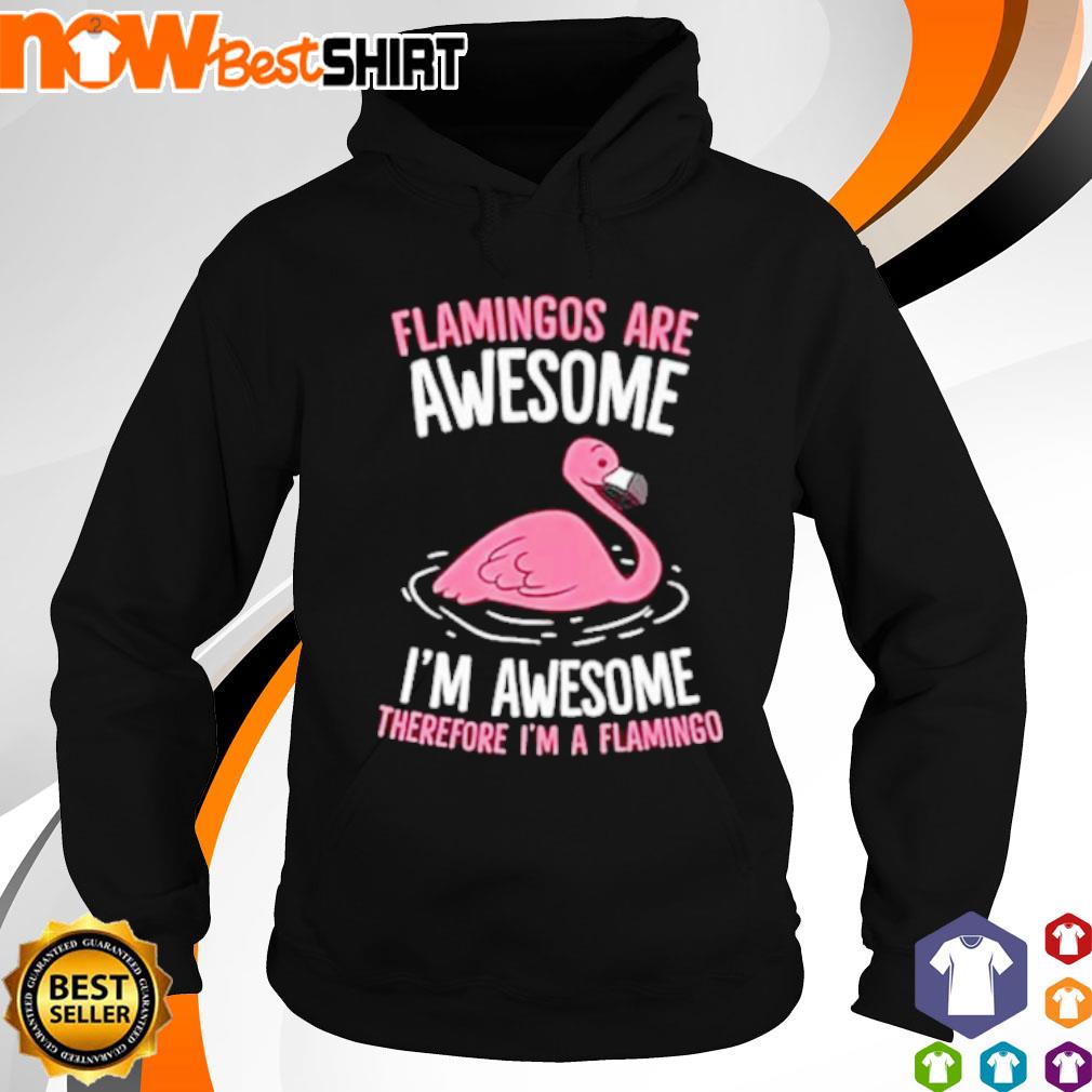 Flamingos are awesome I'm awesome therefore I'm a Flamingo s hoodie