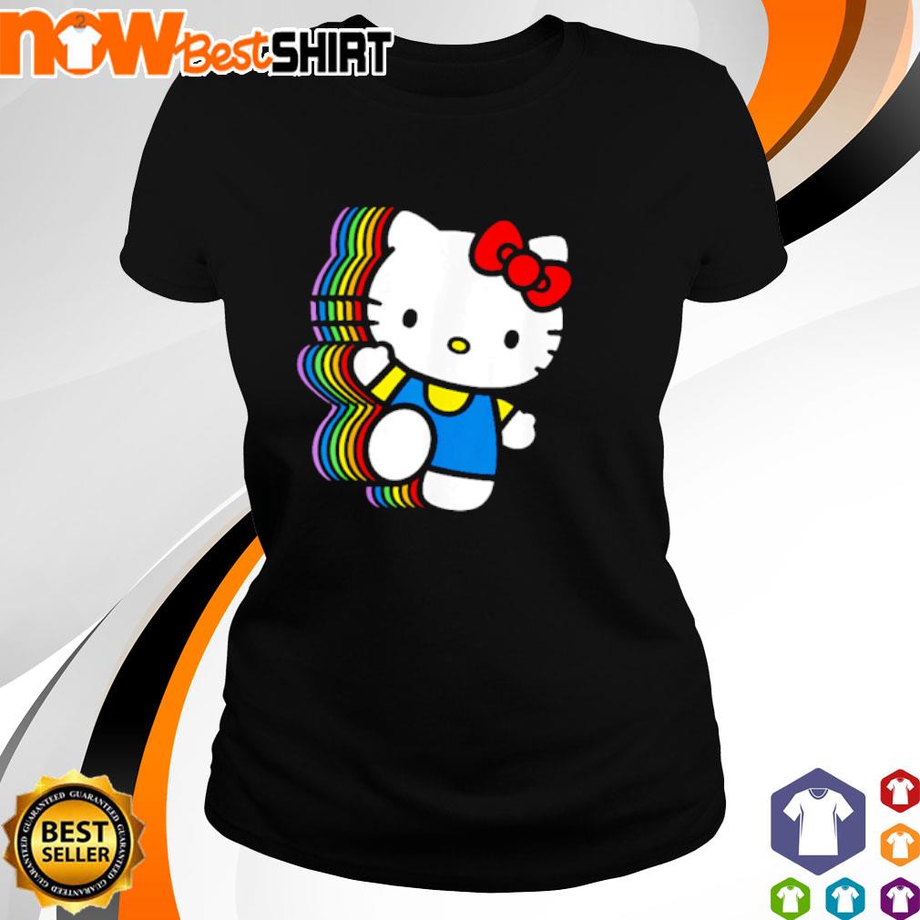 cat rainbow shirt