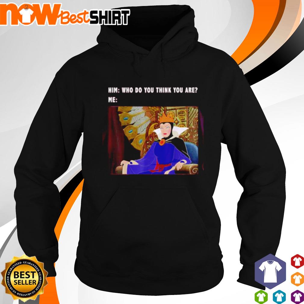 Maleficent him who do you think you are me s hoodie