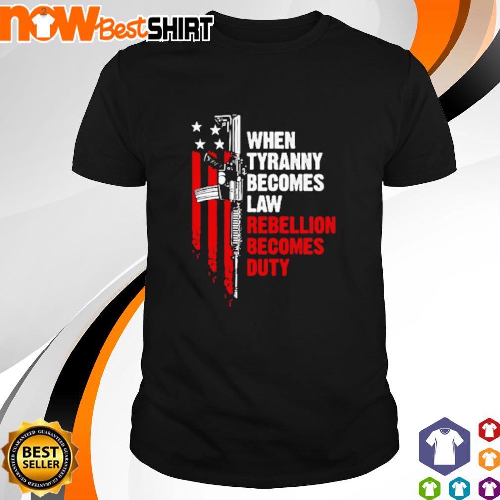 rebellion becomes duty shirt