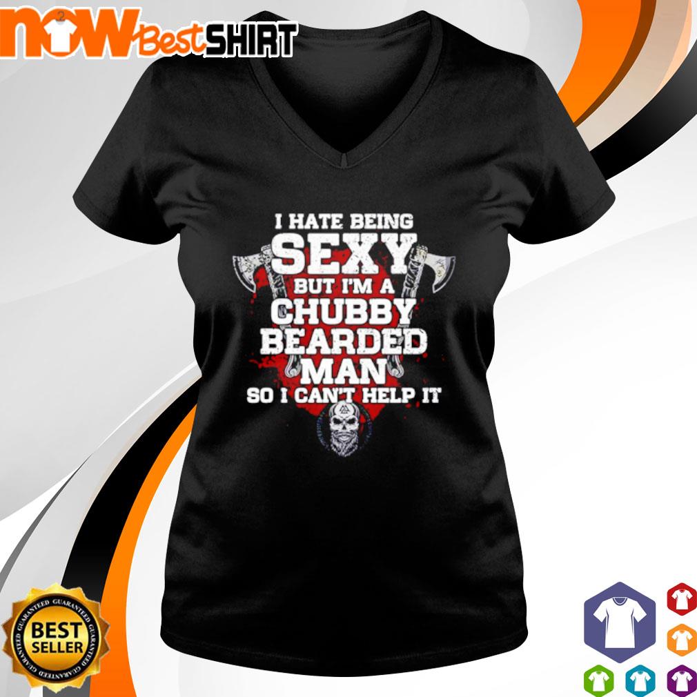 chubby bearded man t shirt