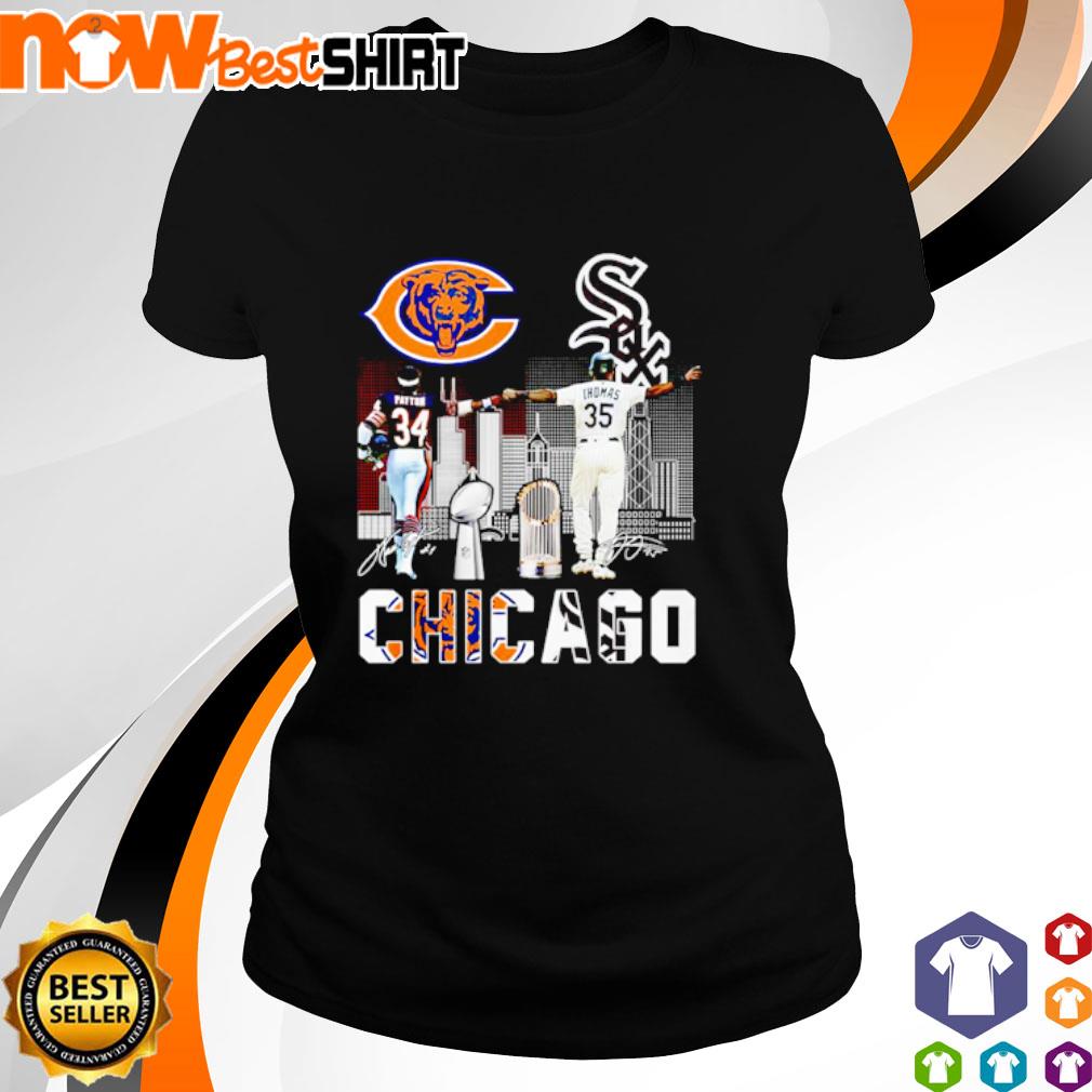 Chicago Bears and Chicago White Sox best players Payton and Thomas shirt,  hoodie, sweater and v-neck t-shirt