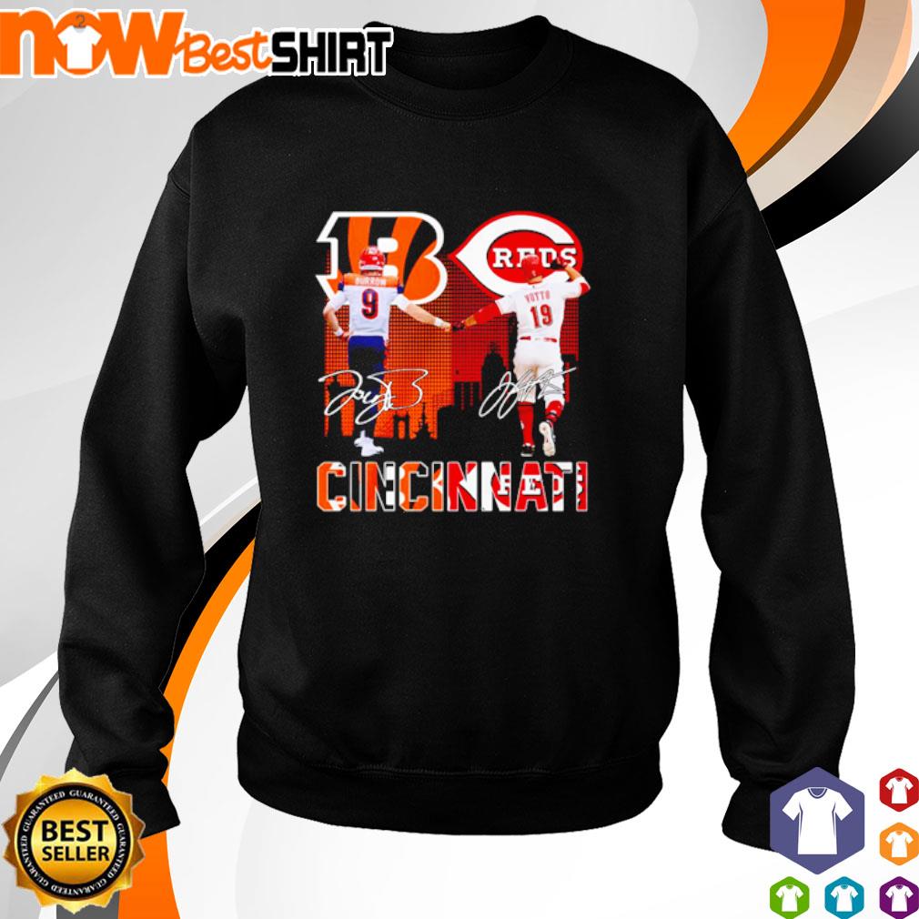 CincinnatI bengals vs cincinnatI reds Joe burrow wallpaper joey votto city  signatures Shirt