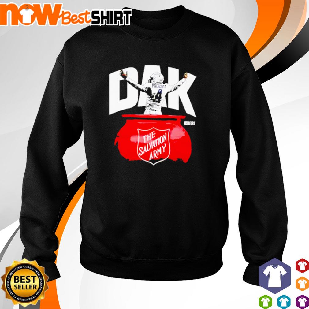 Dallas Cowboys Dak Prescott The Salvation Army Shirt, hoodie, sweater, long  sleeve and tank top