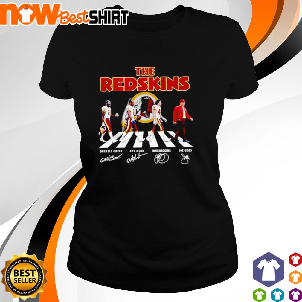 The Redskins Darrell Green Art Monk John Riggins Joe Gibbs abbey road  signatures shirt, hoodie, tank top, sweater and long sleeve t-shirt