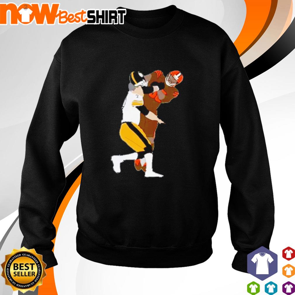 FREE shipping Funny Myles Garrett Cleveland Browns Hit Mason Rudolph Pittsburgh  Steelers shirt, Unisex tee, hoodie, sweater, v-neck and tank top