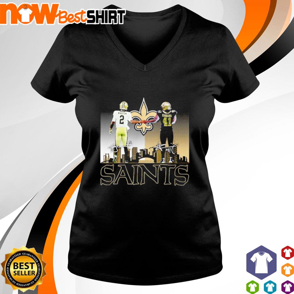 New Orleans Saints Jameis Winston and Alvin Kamara signatures shirt,  hoodie, sweatshirt and tank top