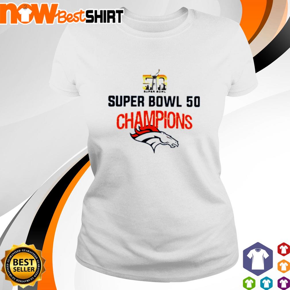 broncos super bowl 50 champions shirt