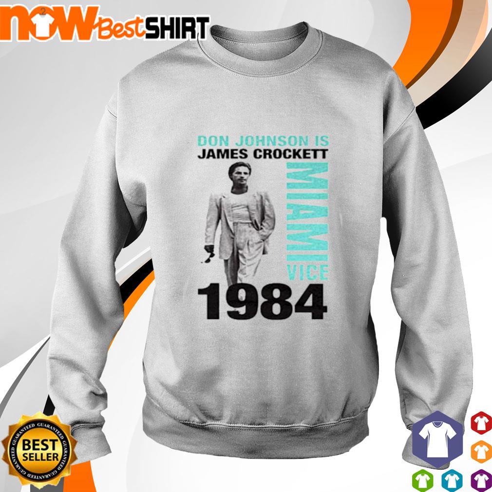 Miami Vice 1984 Don Johnson Is James Crockett 80s Tv Serie Männer Men Sweatshirt 