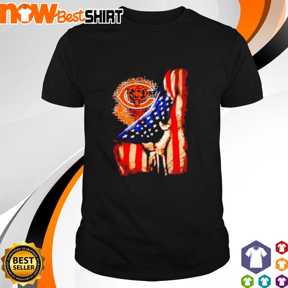 Chicago Bears American Flag Stars Shirt, hoodie, sweater, long sleeve and  tank top