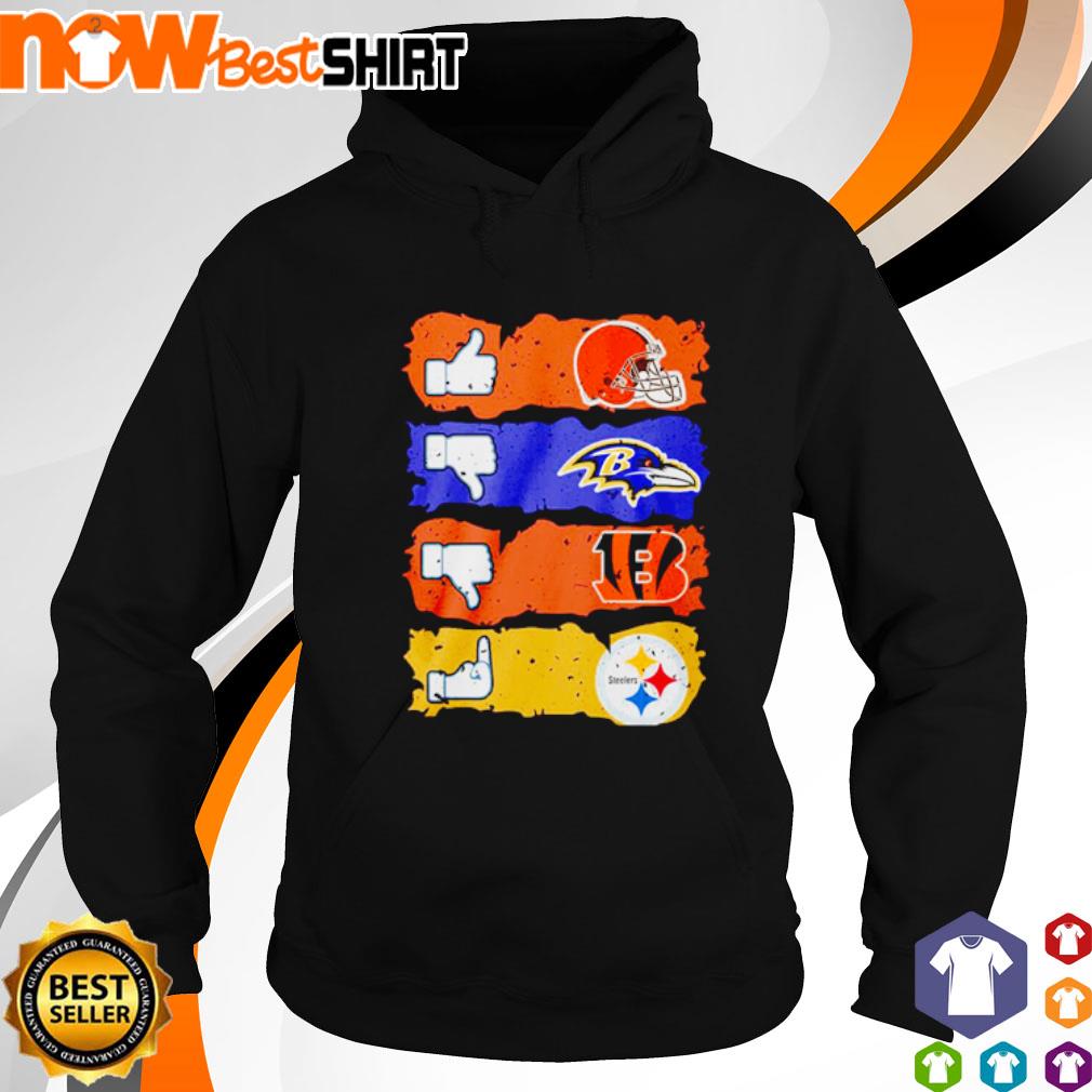 Oh shi Cleveland Browns Baltimore Ravens Pittsburgh Steelers Cincinnati  Bengals shirt, hoodie, sweatshirt and tank top