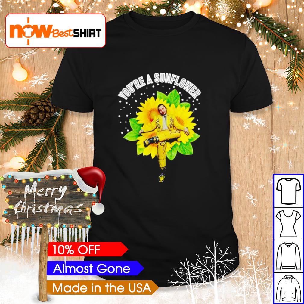 post malone sunflower shirt