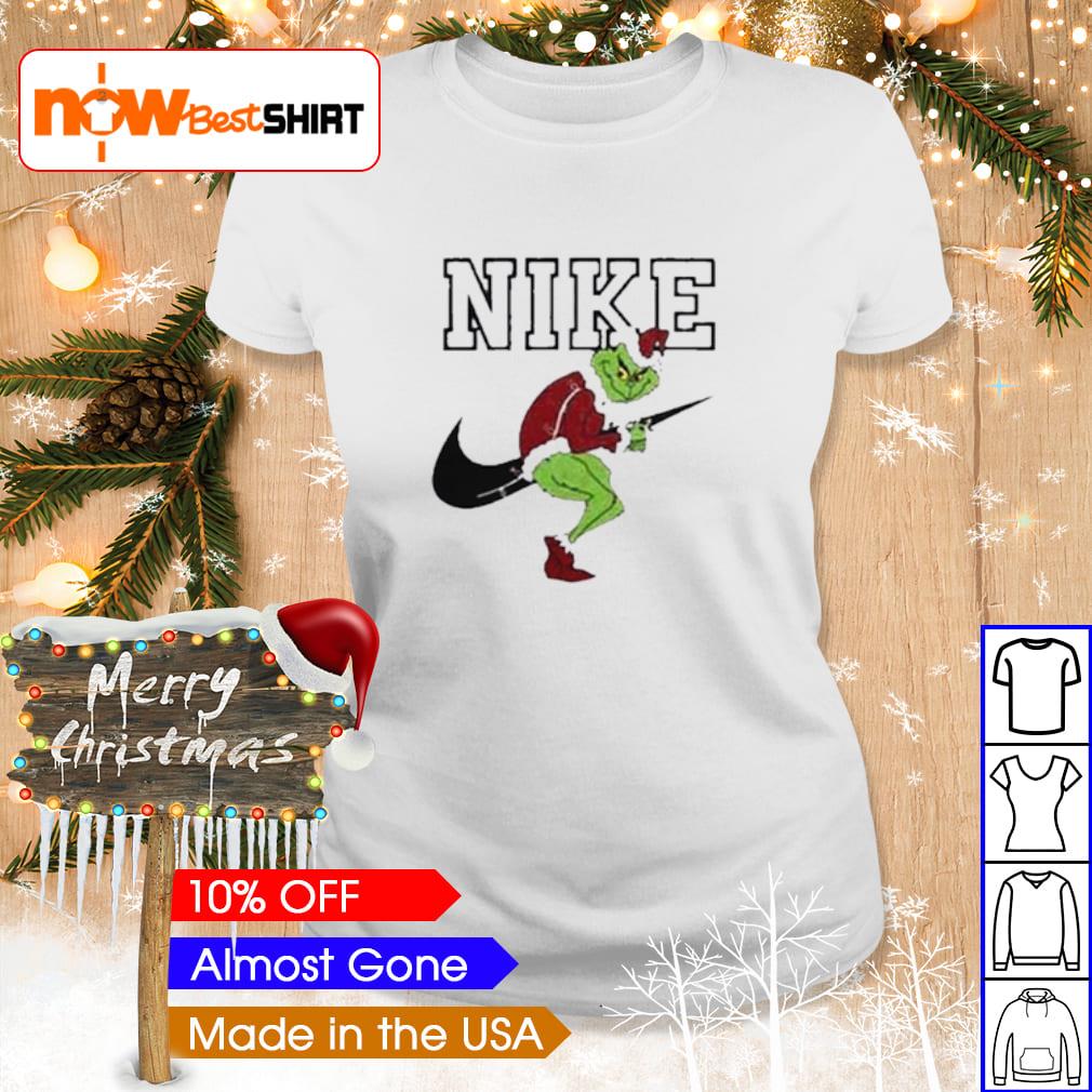 Santa Grinch Nike Christmas sweater, hoodie, sweatshirt apparel