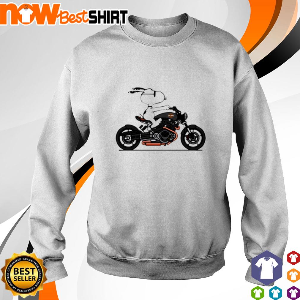 Snoopy ride Motorcycle Harley-Davidson shirt, hoodie