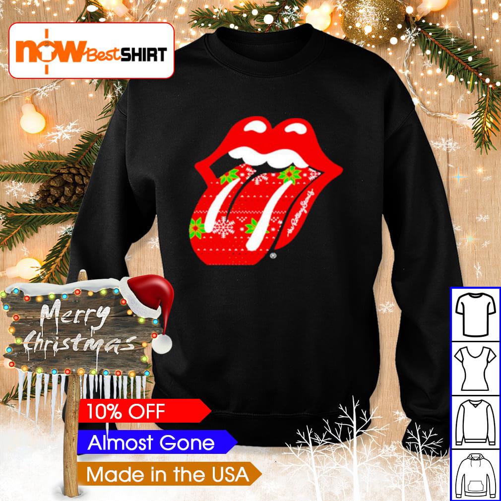 rolling stones christmas sweater