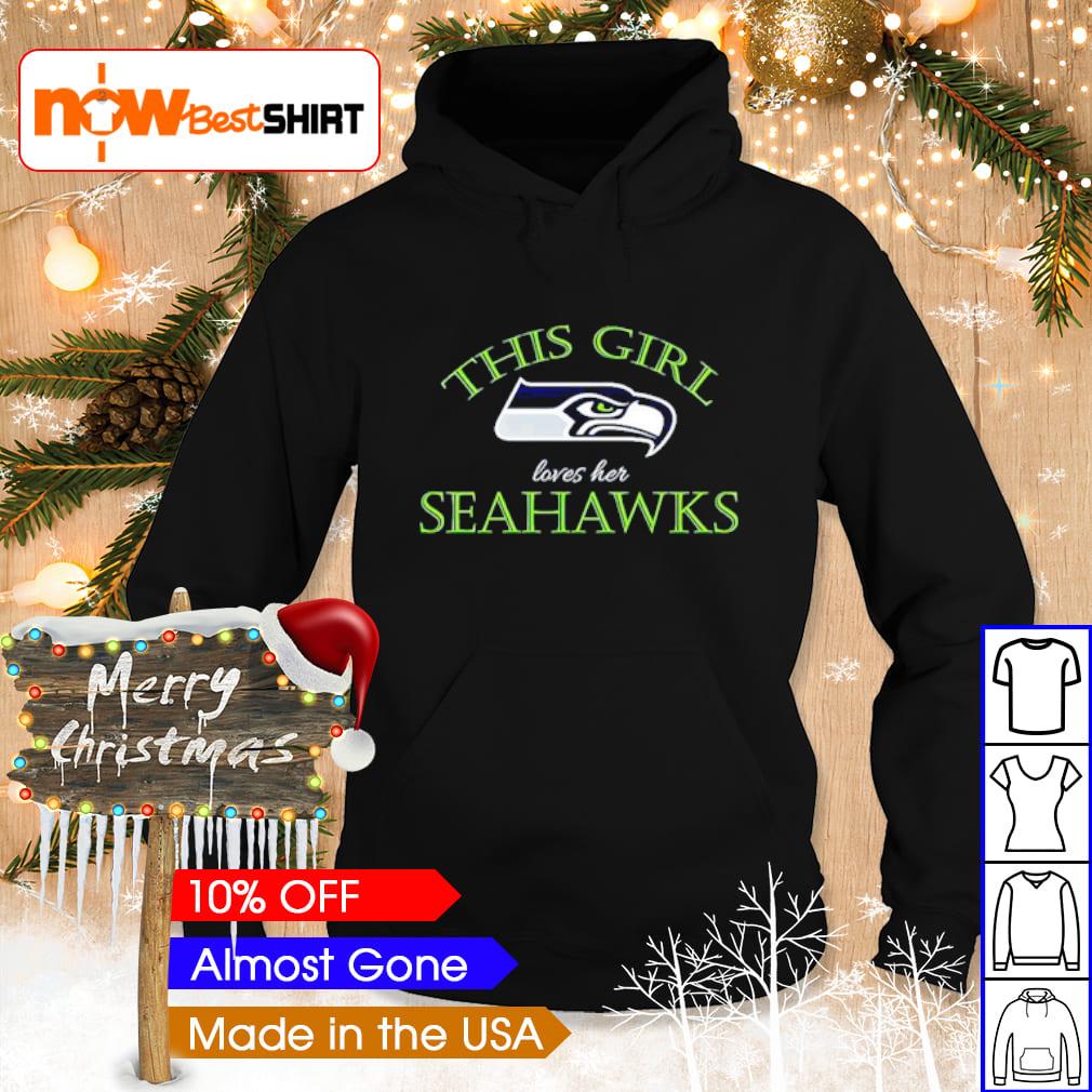 This Girl Loves Her Seattle Seahawks Youth Hoodie 