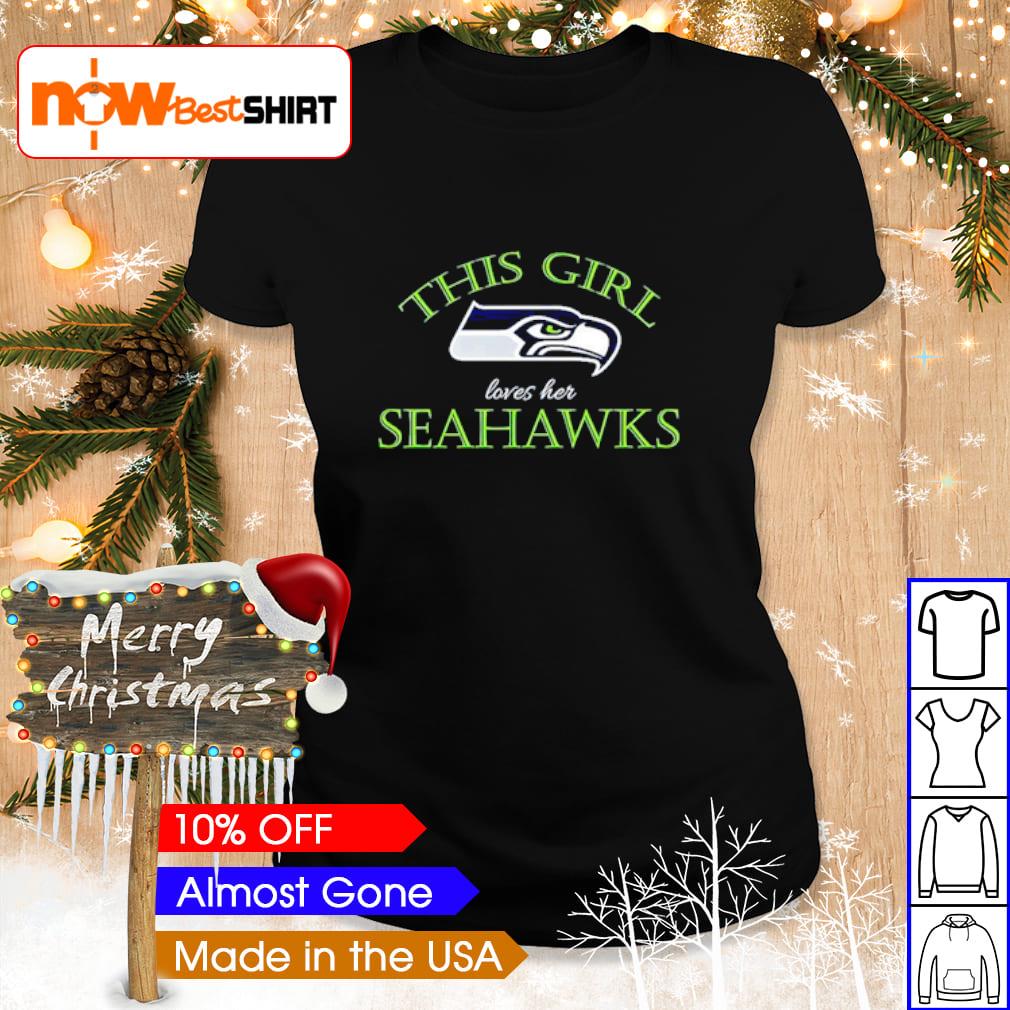 This Girl Loves Her Seattle Seahawks Youth Hoodie 