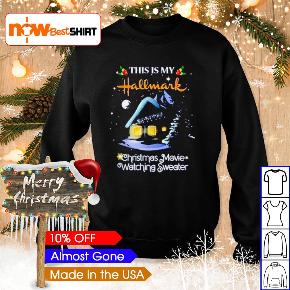 hallmark christmas movie watching sweater