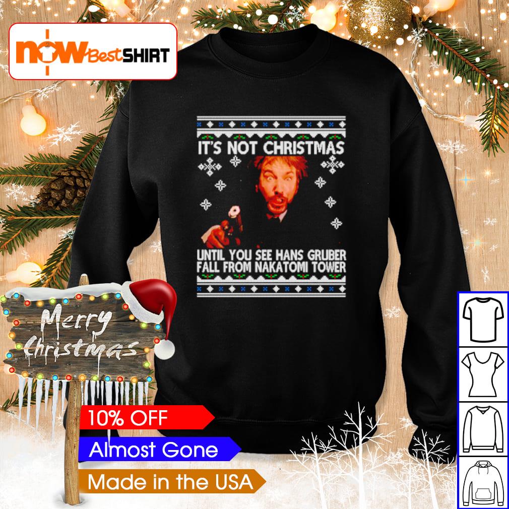 hans gruber christmas sweater