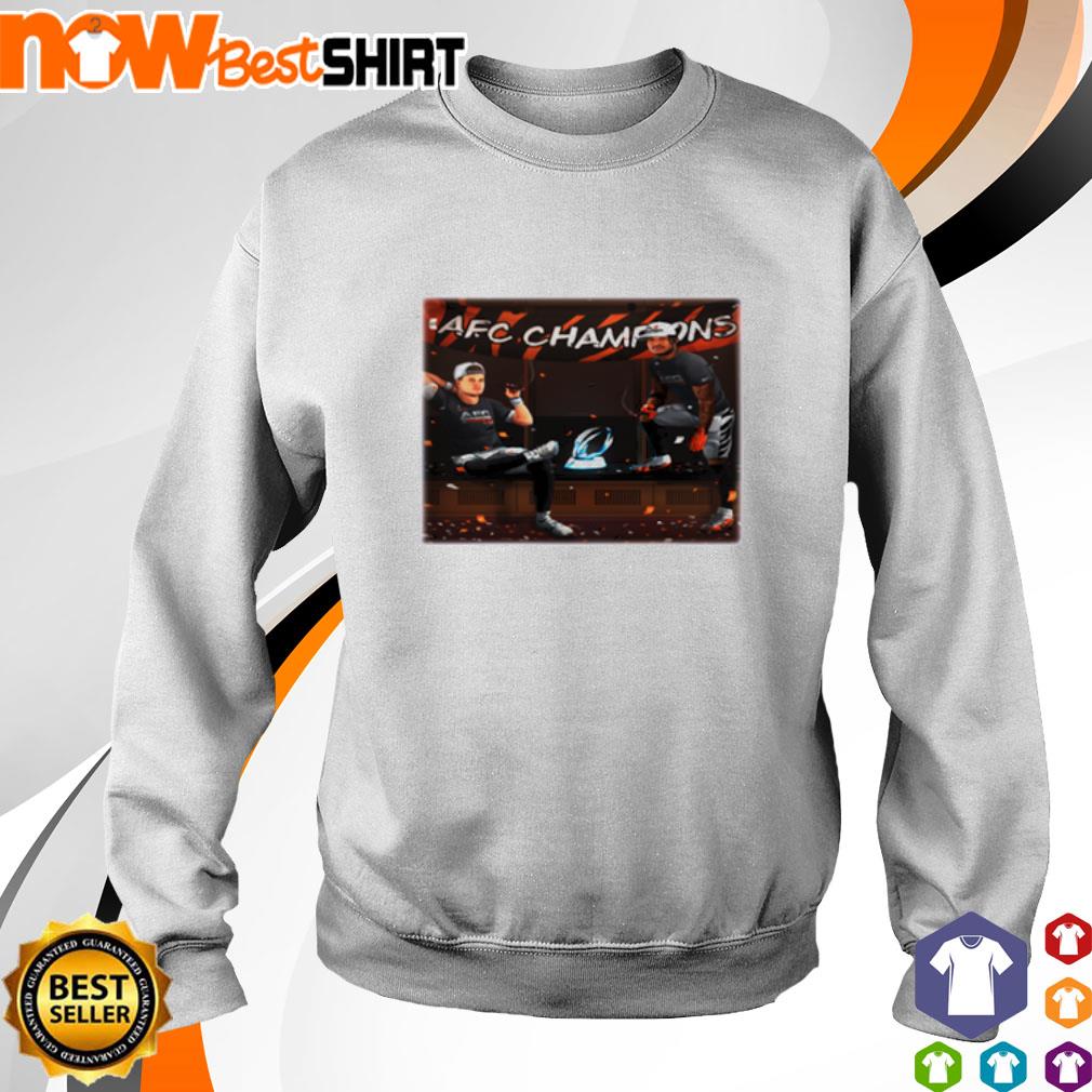 Bengals Joe Burrow and Ja'marr Chase AFC Championship Shirt, hoodie,  sweater, long sleeve and tank top