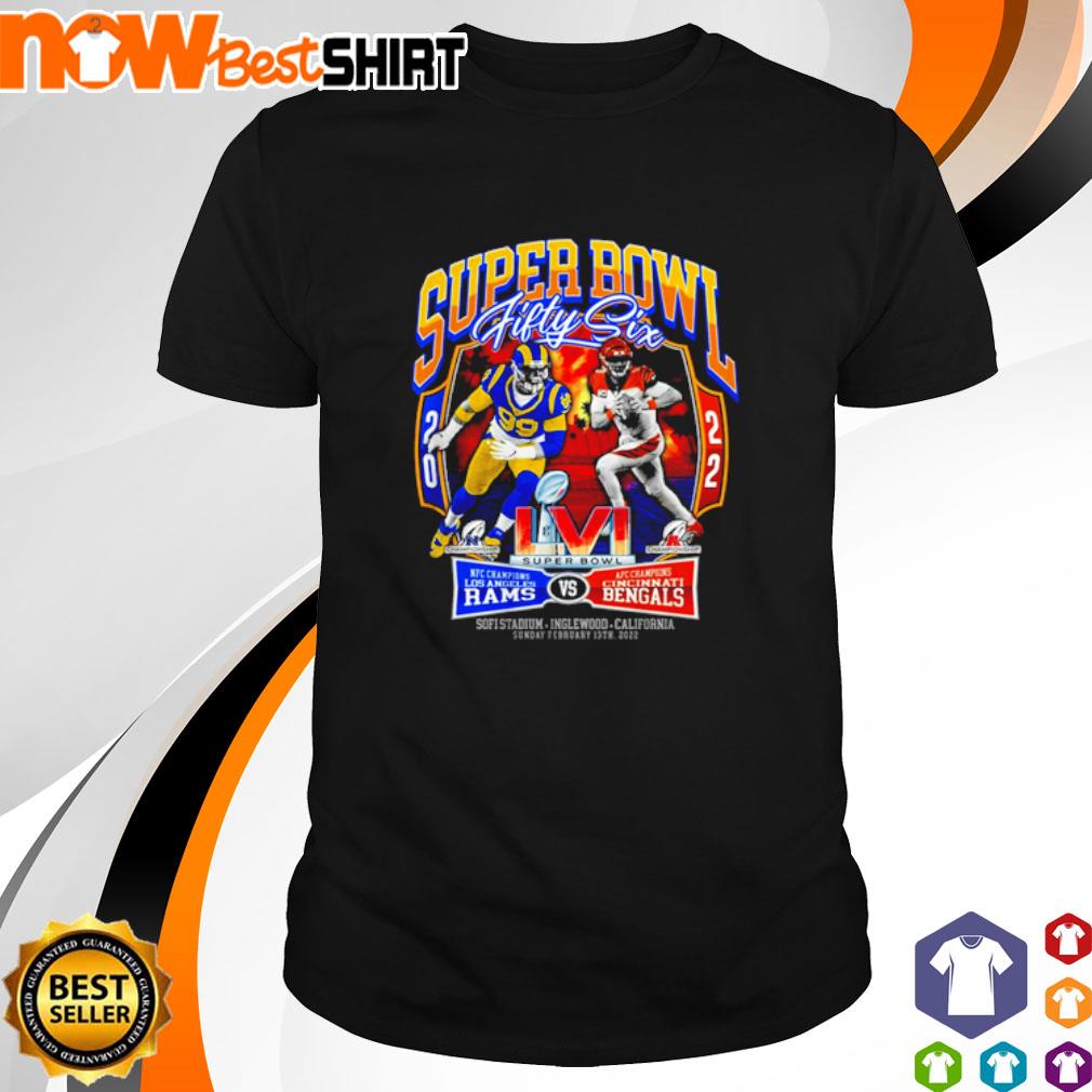 Cincinnati Bengals Vs. Los Angeles Rams Super Bowl T Shirt