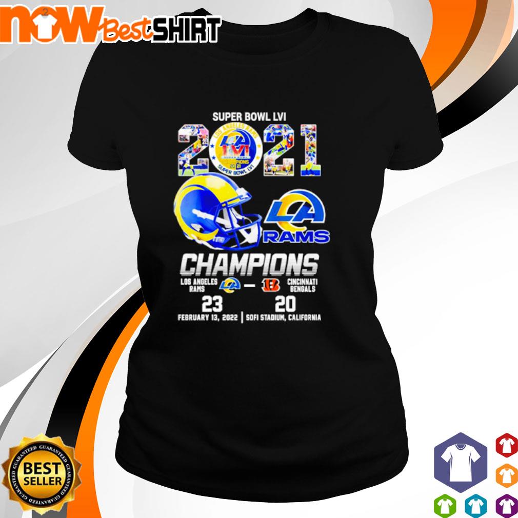 Los Angeles Rams Super Bowl Champions 2021 Super Bowl LVI first