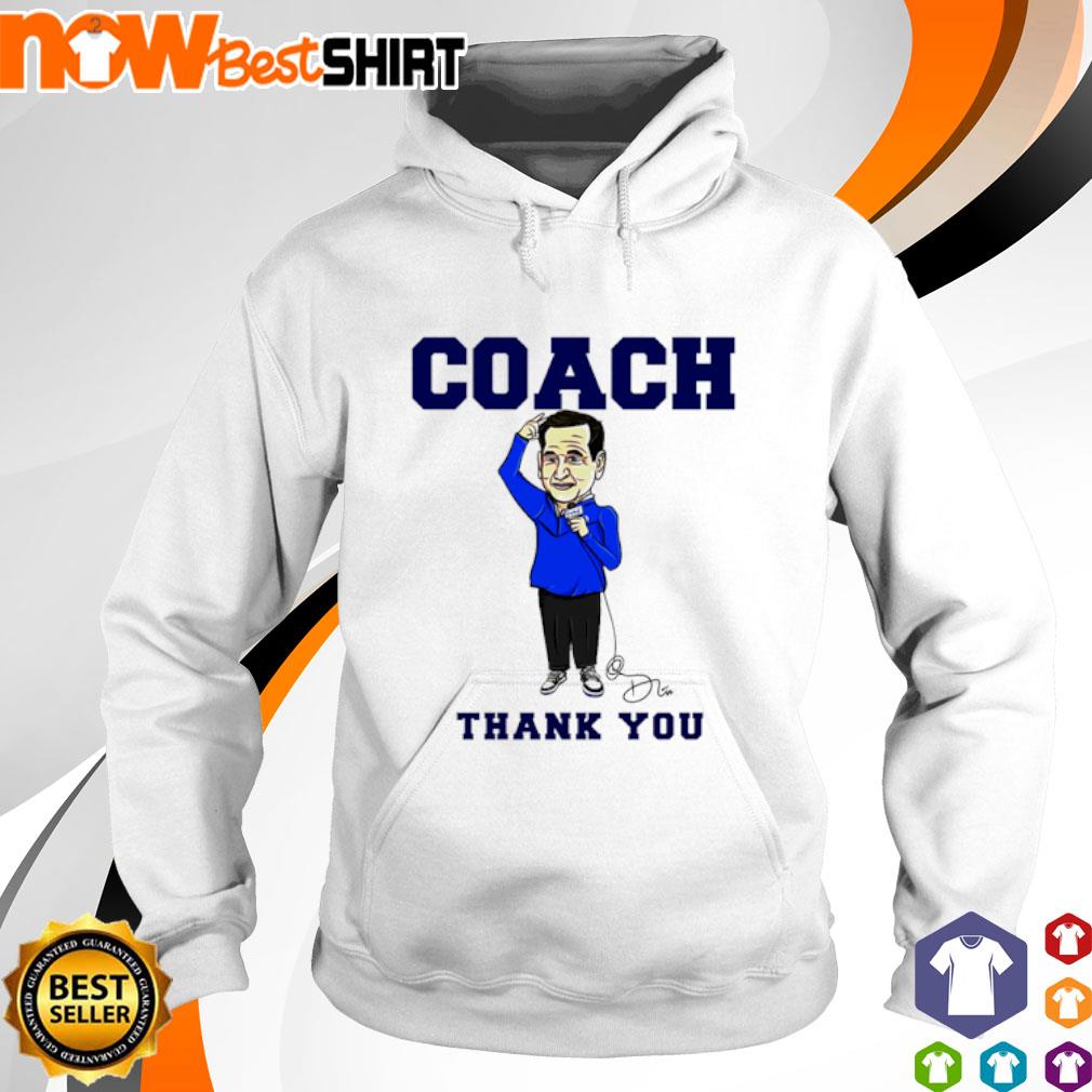 Duke Coach K coach thank you shirt, hoodie, sweatshirt and tank top