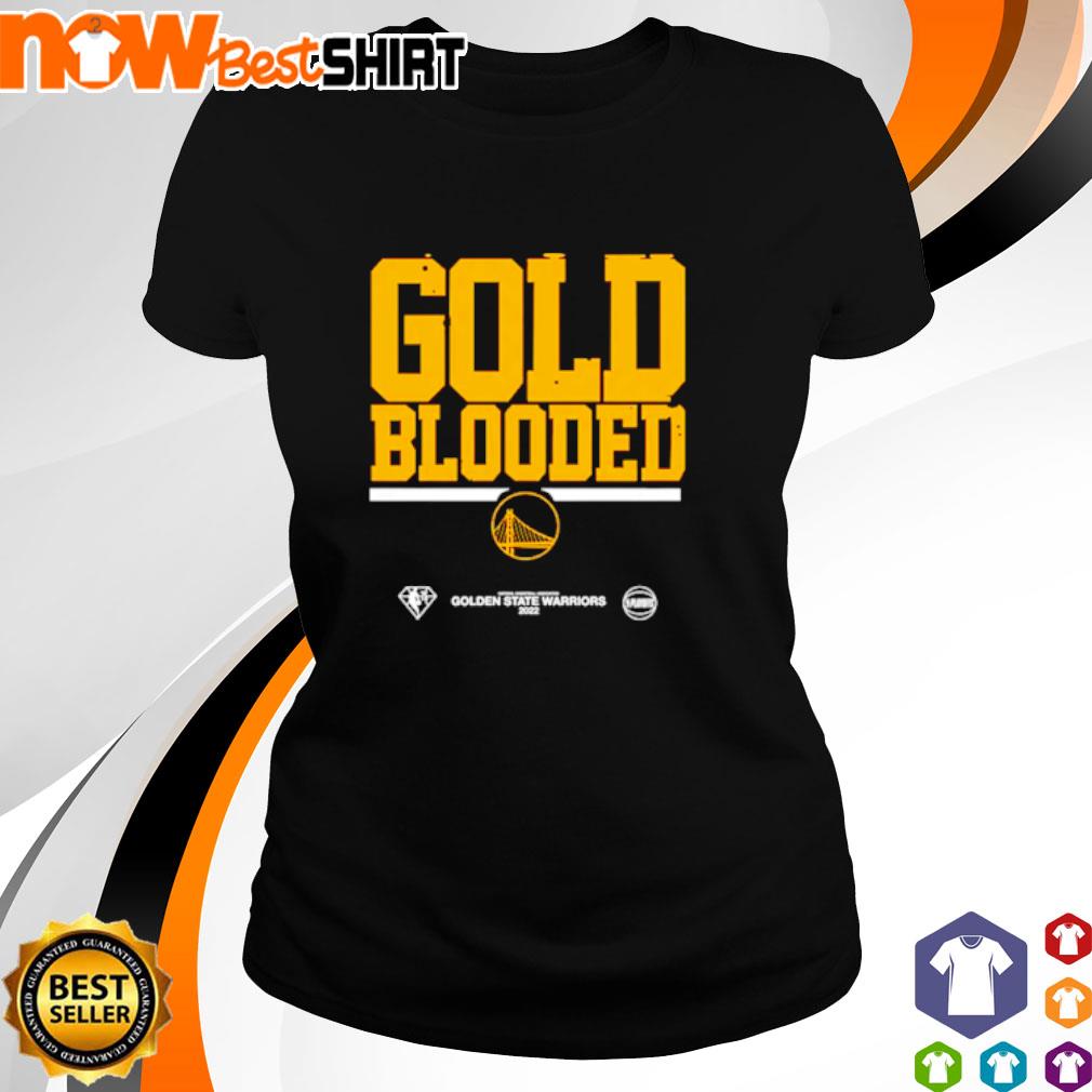 Golden State Warriors gold blooded 2022 playoffs shirt, hoodie