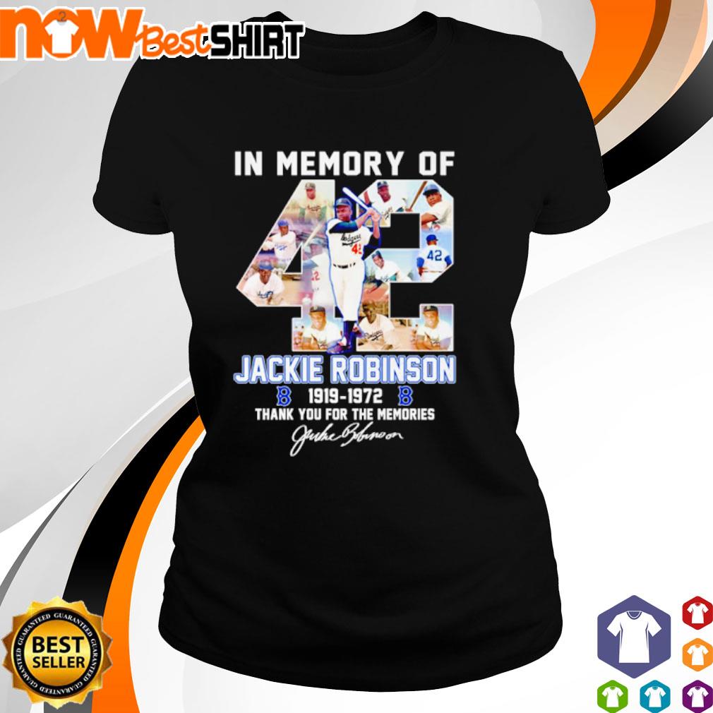 Jackie Robinson 42 greatest of all time signature shirt, hoodie, sweater,  long sleeve and tank top