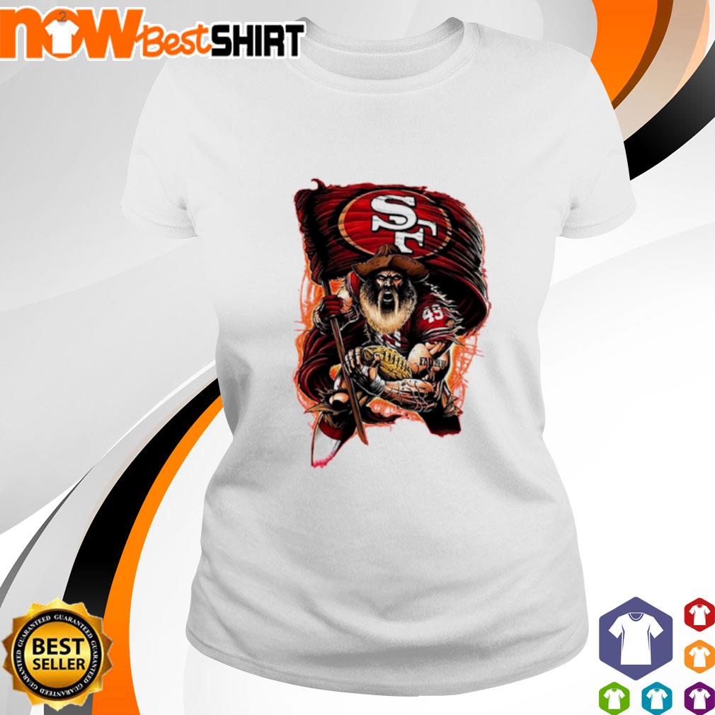 Iron Maiden Skull San Francisco 49ers T-Shirt, 49ers Gifts for Him