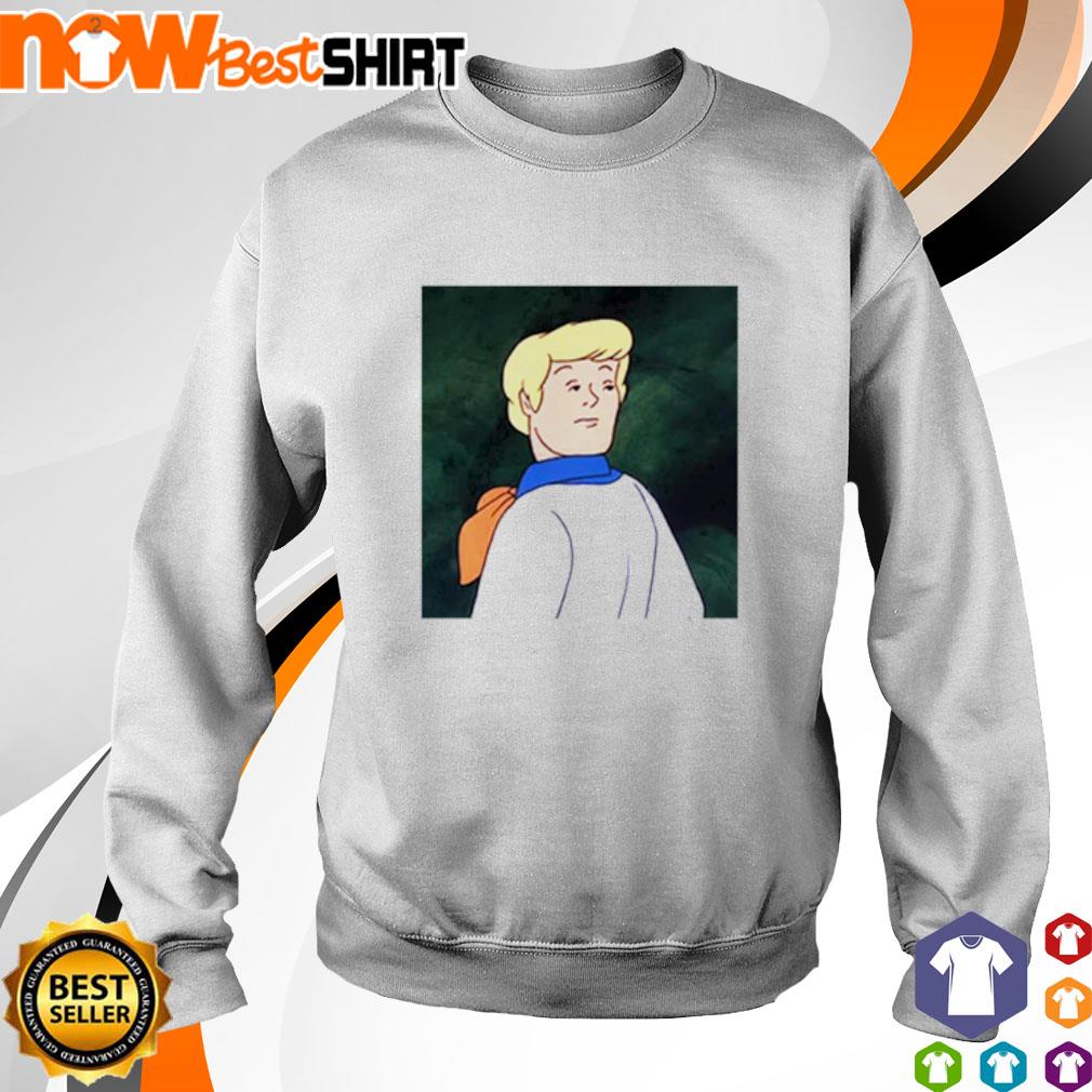 Head turn unimpressed fred scoobydoo meme shirt, hoodie, sweatshirt \u0026  apparel, image size:1010x1010