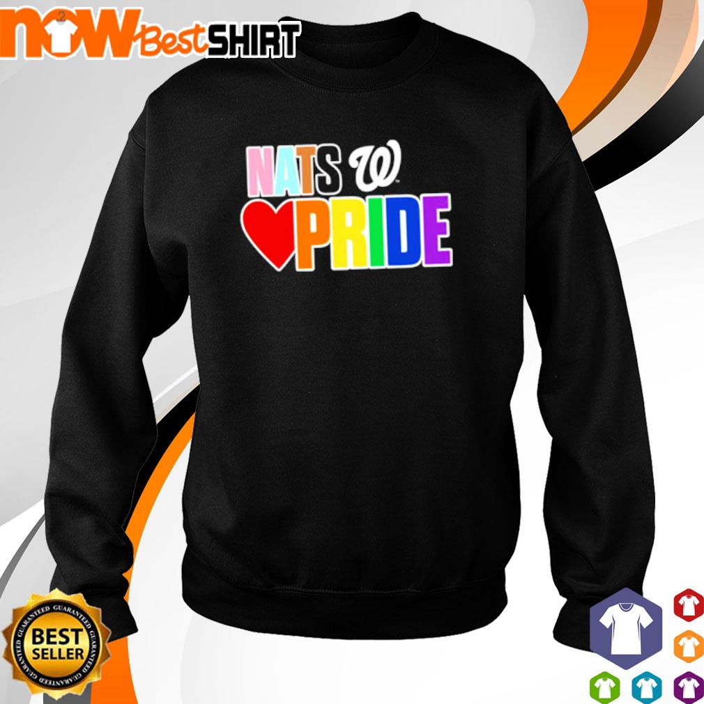 Washington Nationals nats pride logo T-shirt, hoodie, sweater, long sleeve  and tank top