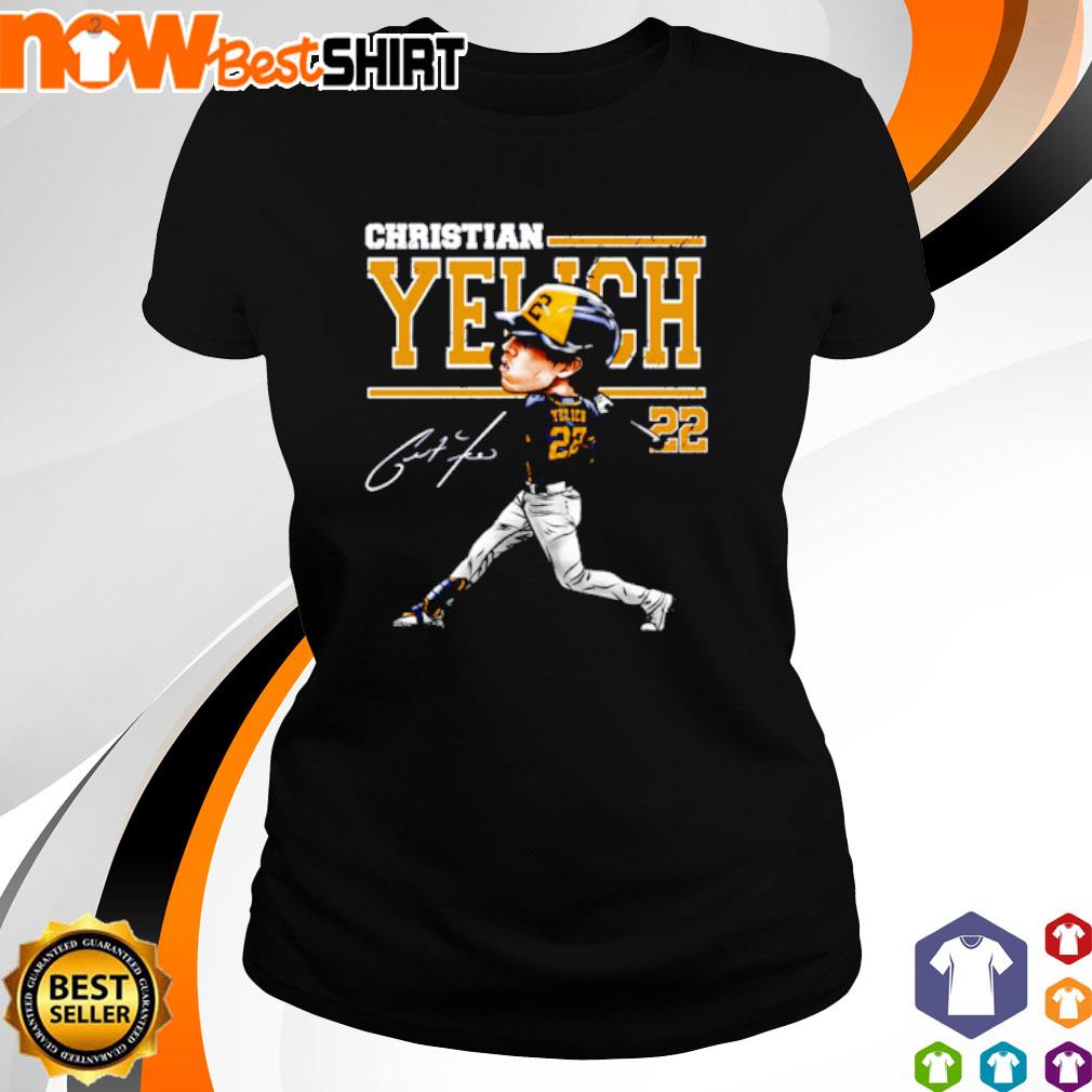 Christian Yelich Cartoon T-Shirts