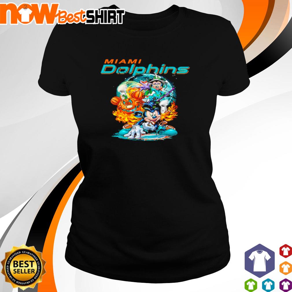 This Girl Loves Her Miami Dolphins And Mickey Disney T-Shirt - T