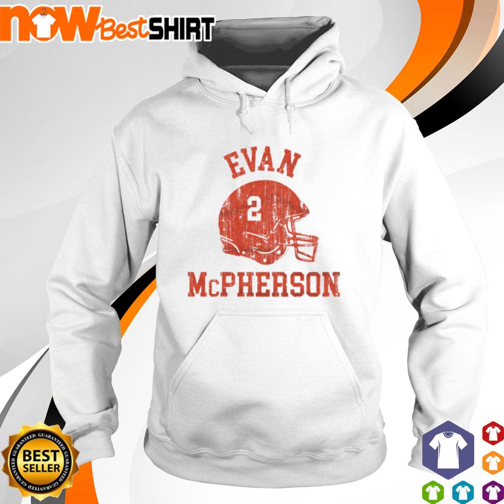 Evan McPherson 2 Cincinnati helmet shirt, hoodie, sweatshirt and tank top