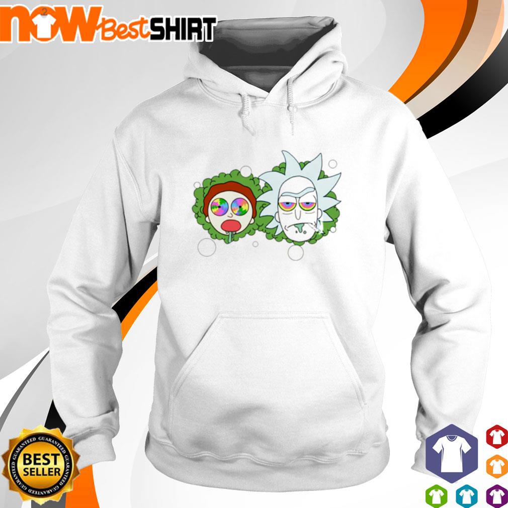 Rick and sale morty weed hoodie