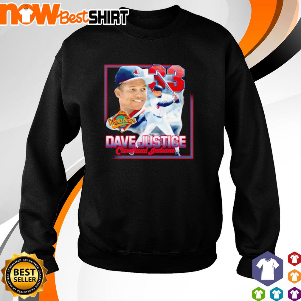 David Justice Cleveland Indians world series shirt, hoodie