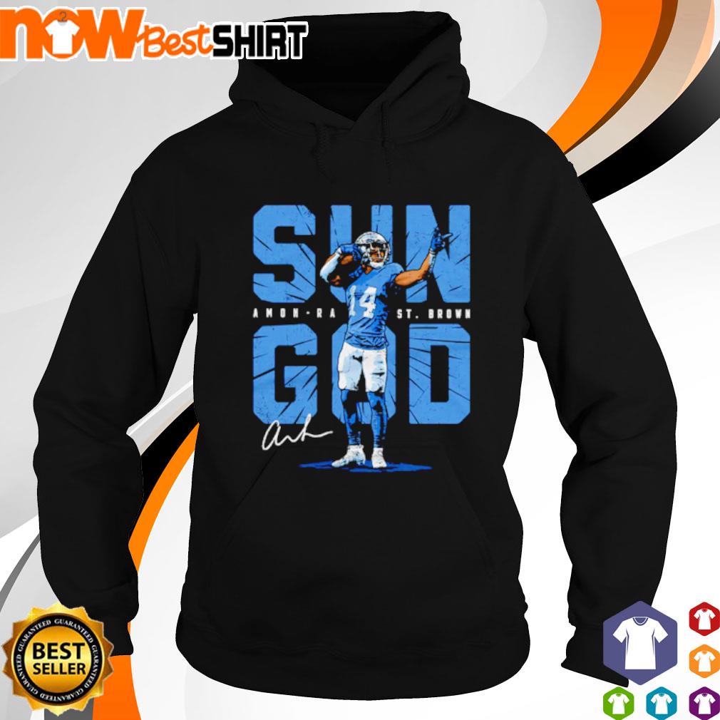 Original detroit Lions Amon-Ra St. Brown Sun God shirt, hoodie, sweater,  long sleeve and tank top