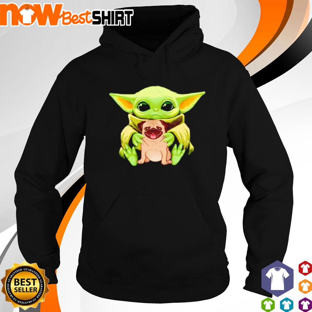 Baby Yoda Hug Pug Dog T-Shirts, Hoodies, Sweatshirts