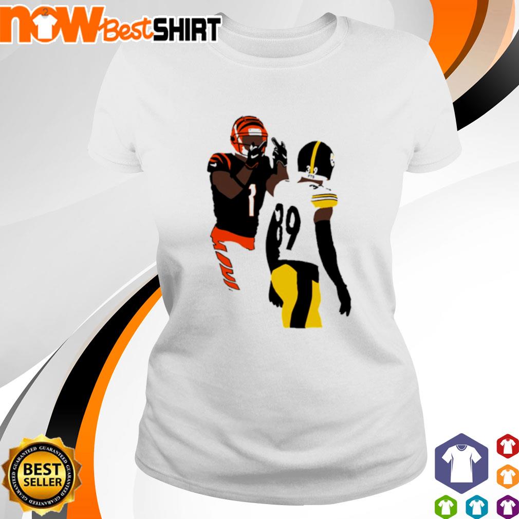 Ja'Marr Chase Middle Finger Minkah Fitzpatrick Shirt - Trends Bedding