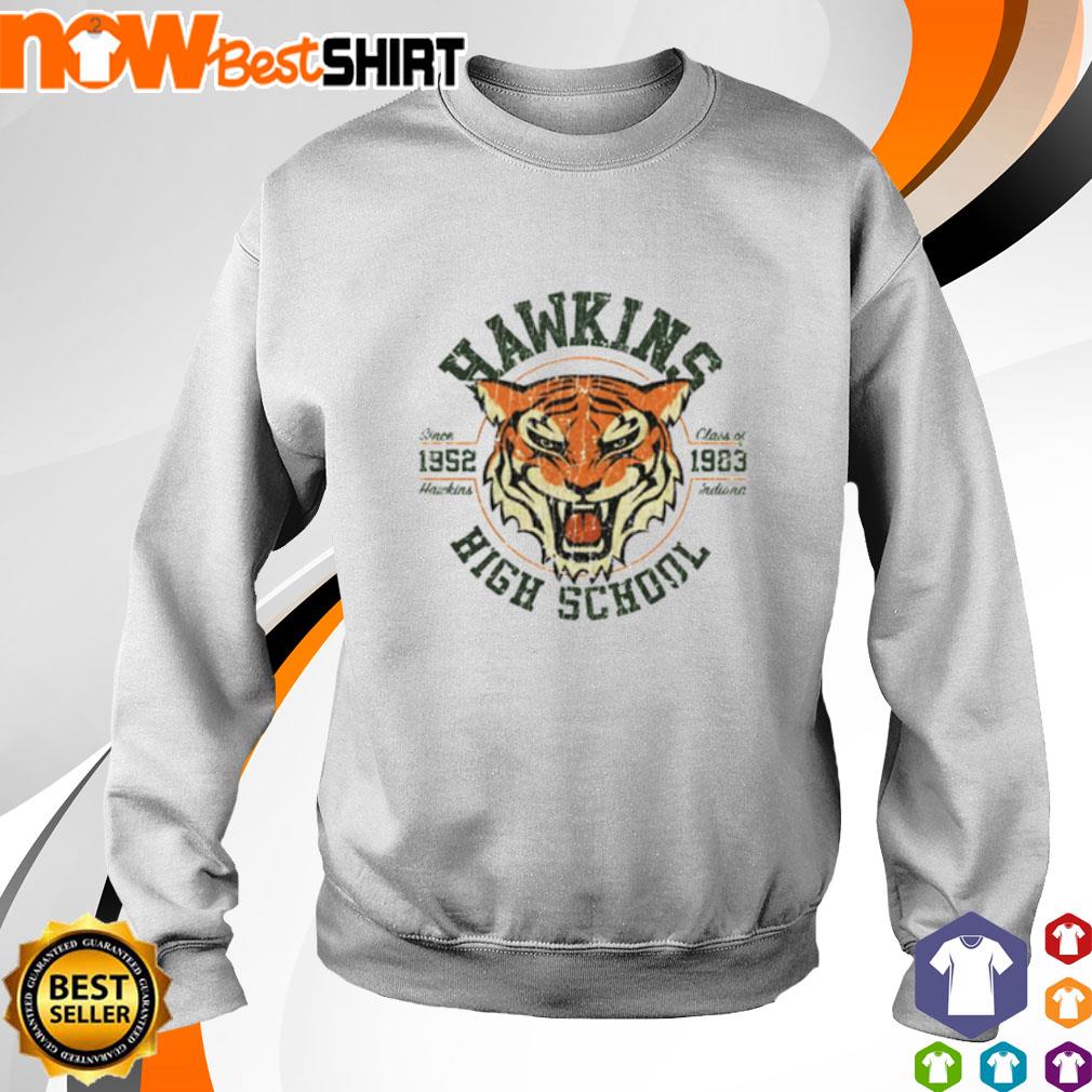 Hawkins high school logo tiger shirt, hoodie, sweater, long sleeve