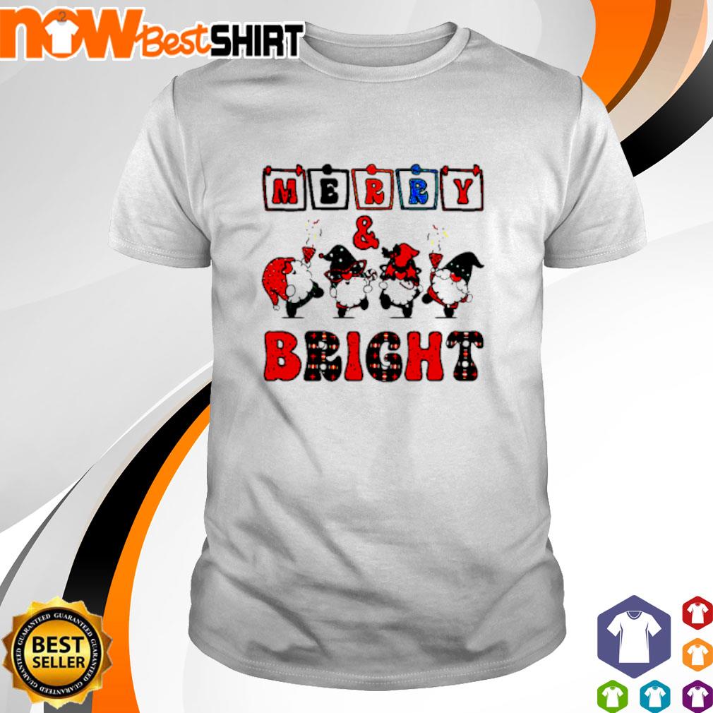 Merry and Bright Christmas Gnomes shirt