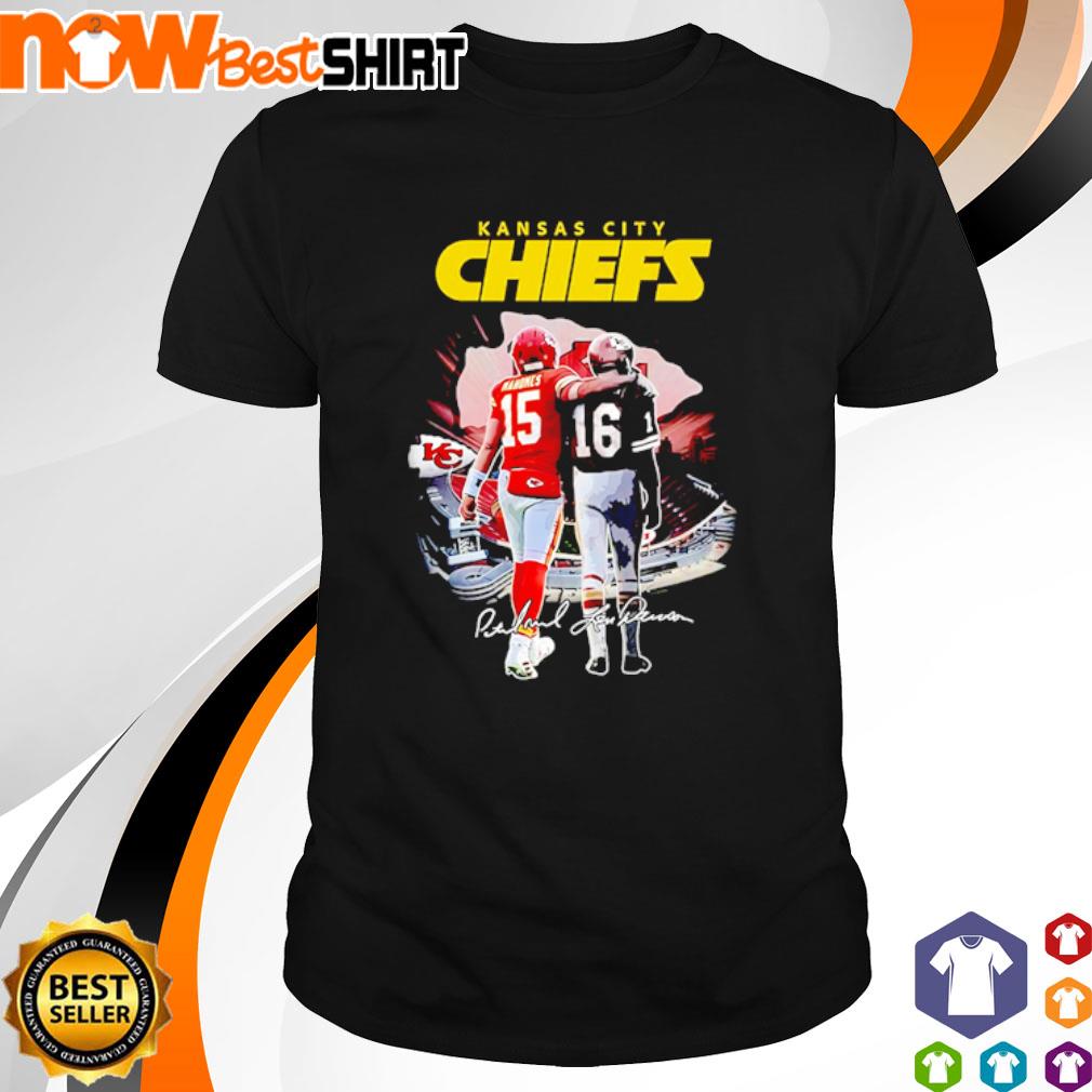 Kansas City Chiefs 2017 2021 15 Patrick Mahomes Team 2 Signature Shirt -  Limotees