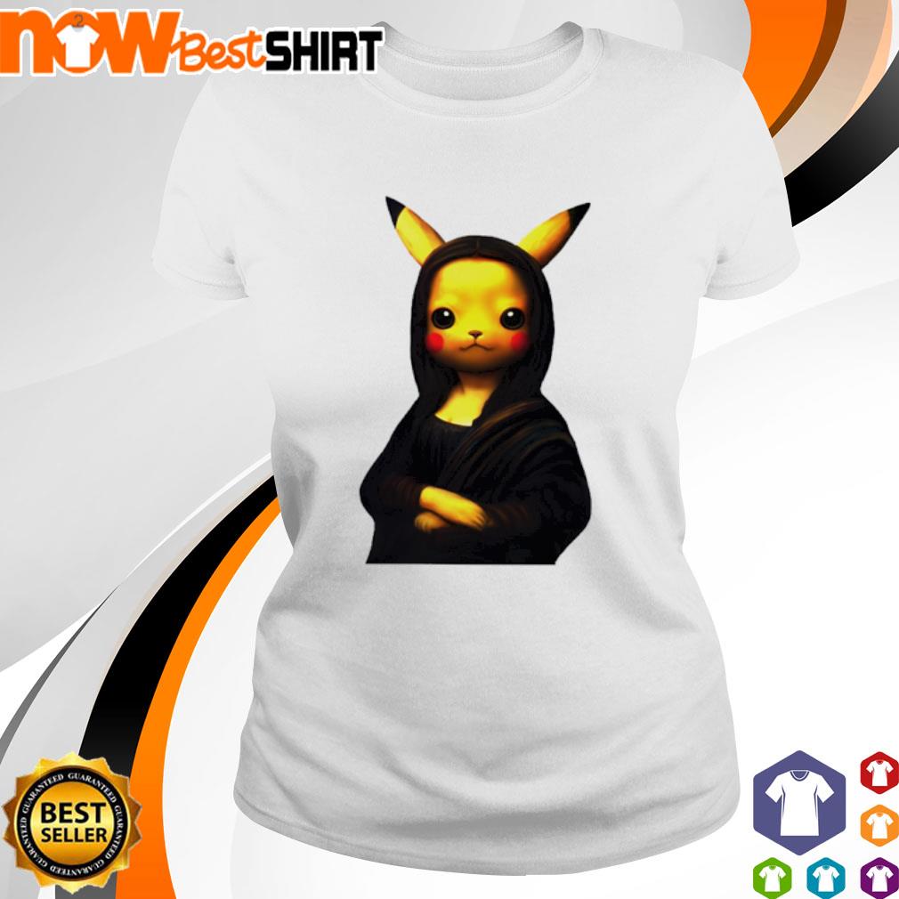 Pikachu Mona Lisa mixture shirt, hoodie, sweatshirt & apparel