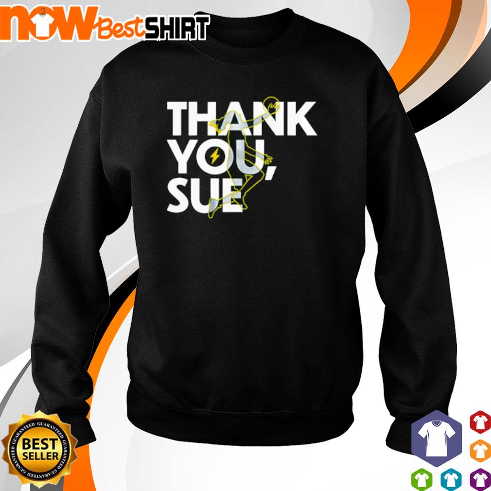 Sue Bird thank you Sue lightning shirt, hoodie, sweatshirt and tank top