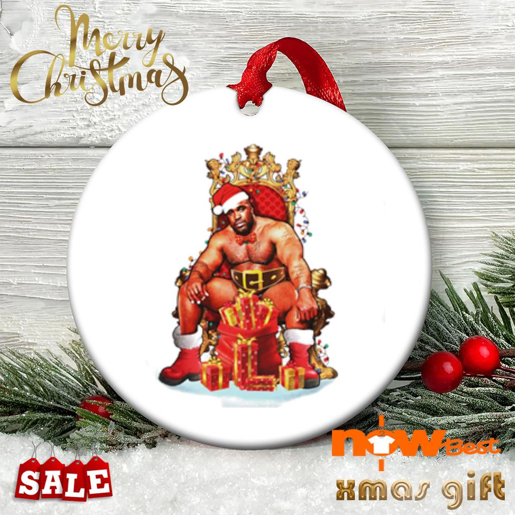 Barry Wood Santa King Christmas ornament