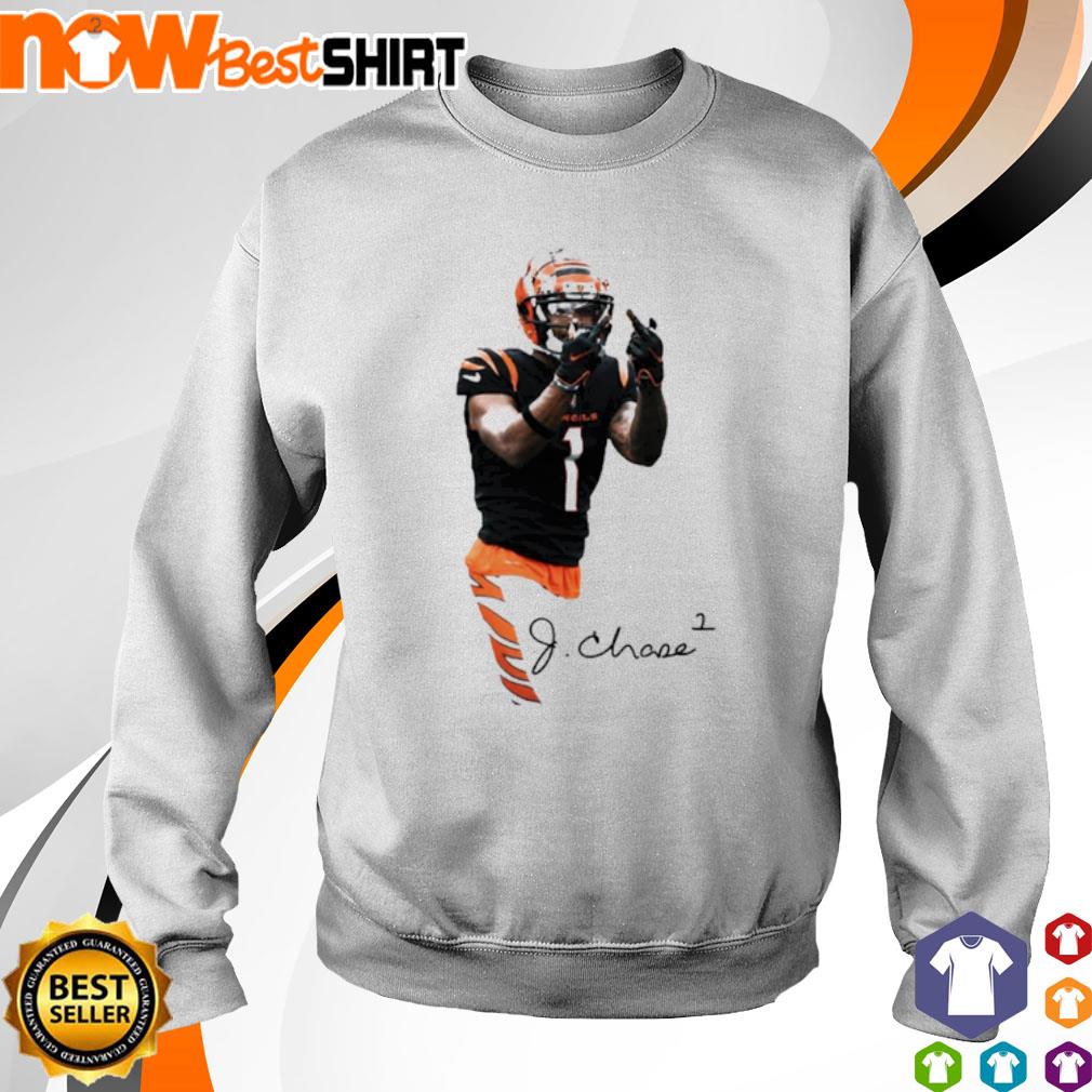 Personalized Ja'Marr Chase Cincinnati Bengals custom name and number shirt,  hoodie, sweater, long sleeve and tank top