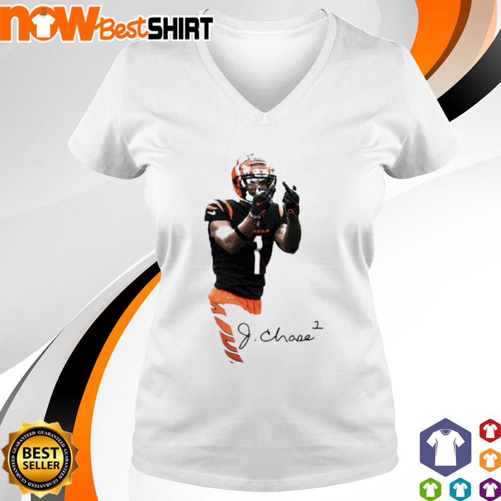 Cincinnati football Ja'Marr Chase signature shirt, hoodie, sweater, long  sleeve and tank top