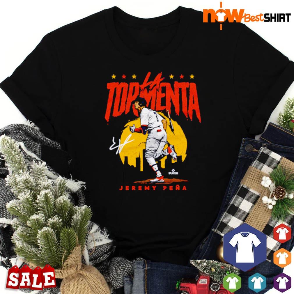 Jeremy Peña La Tormenta Houston shirt, hoodie, sweater, longsleeve and  V-neck T-shirt